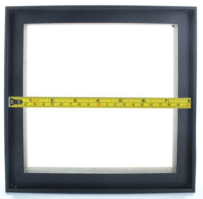 inset frame size